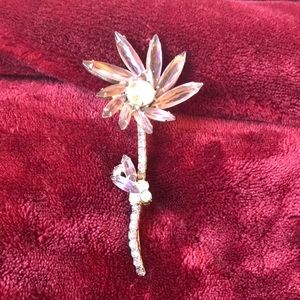 Large Vintage flower brooch